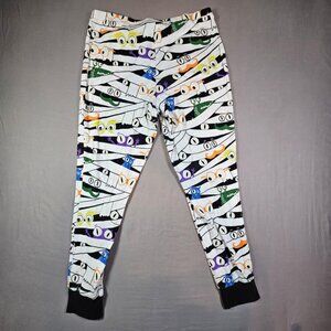 Hyde and Eek Halloween Mummy Pajama Bottoms Glow in the Dark Womens Large